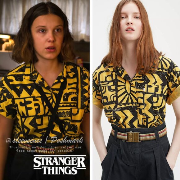 Levi's x Stranger Things El Aztec Shirt ASO Eleven Stranger Things - Picture 1 of 13